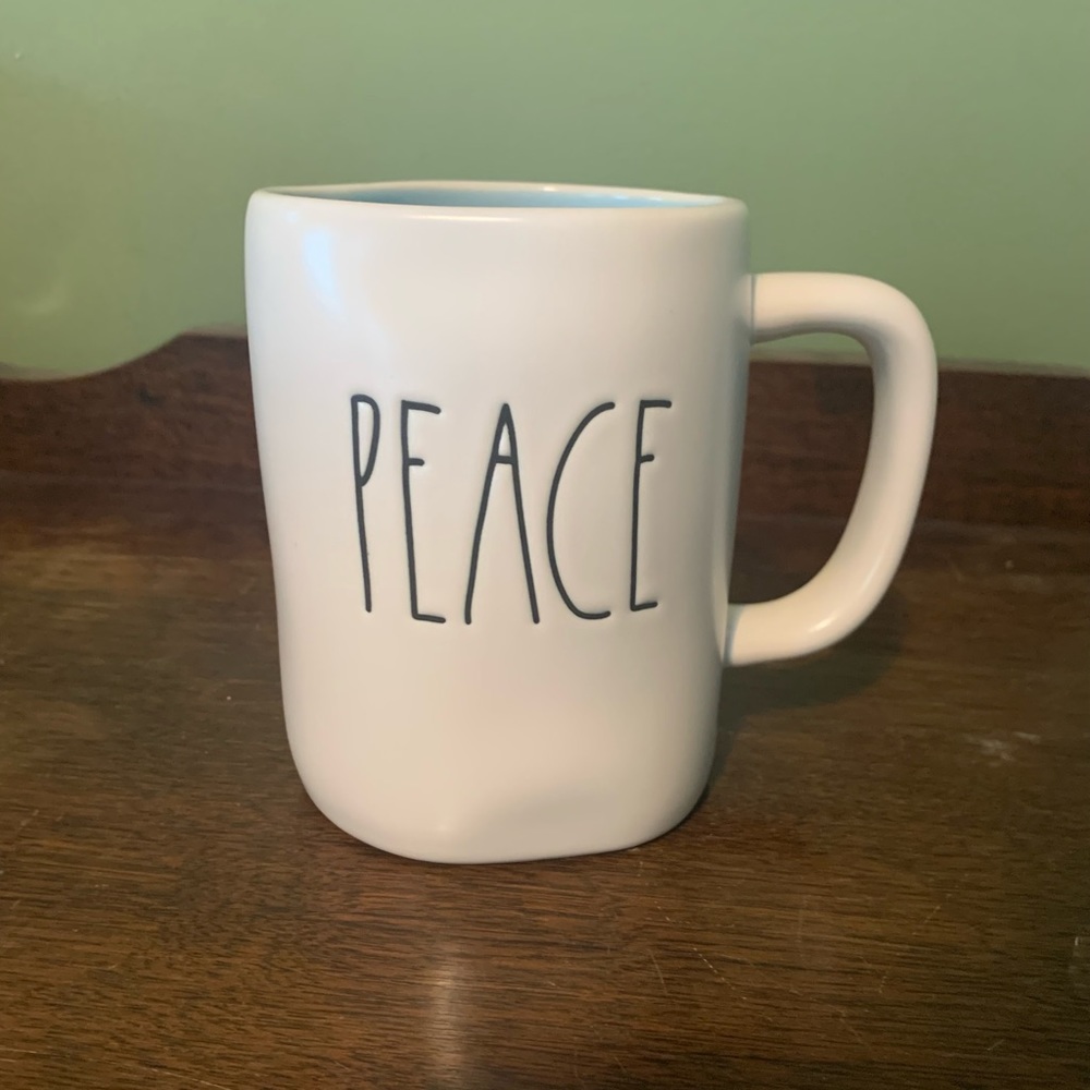 Rae Dunn Peace Coffee Mug
